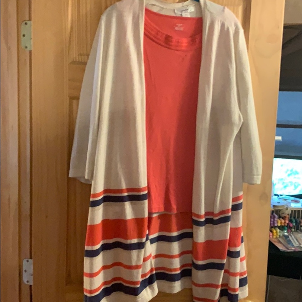 Sweater and tank top